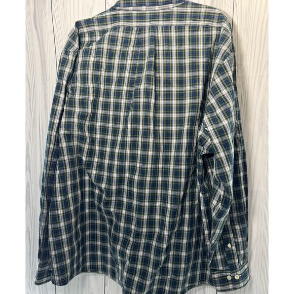 (XXL) Brooks Brothers Lined Shirt Blue Plaid Regent - Picture 2 of 8